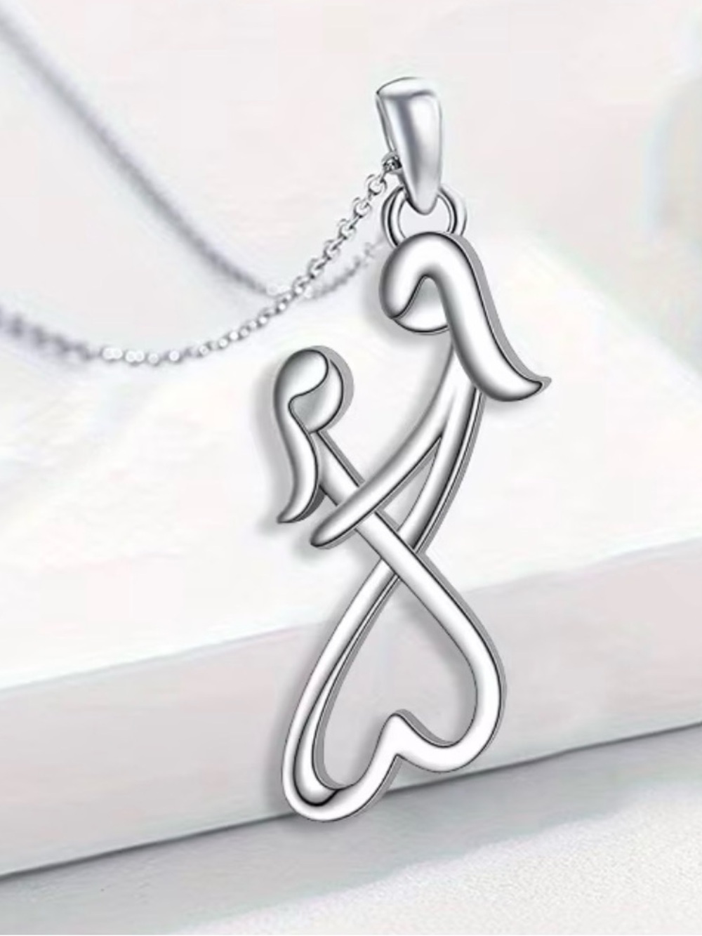 Infinity Mother and Child Necklace